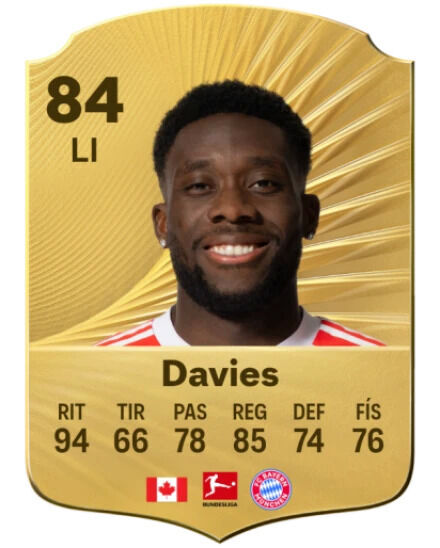 EA Sports FC 26 - Mejores jugadores Alphonso Davies