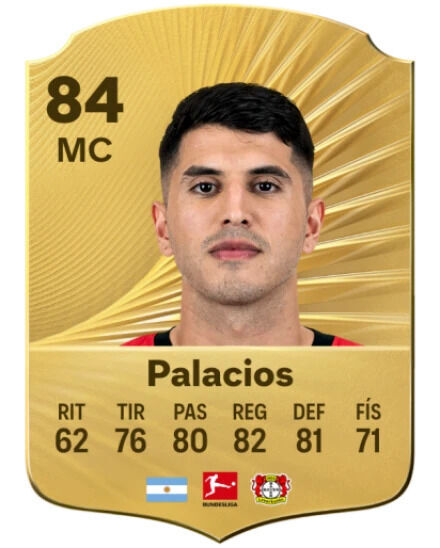 EA Sports FC 26 - Mejores jugadores Exequiel Palacios
