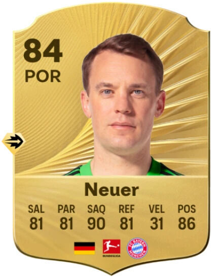 EA Sports FC 26 - Mejores jugadores Manuel Neuer