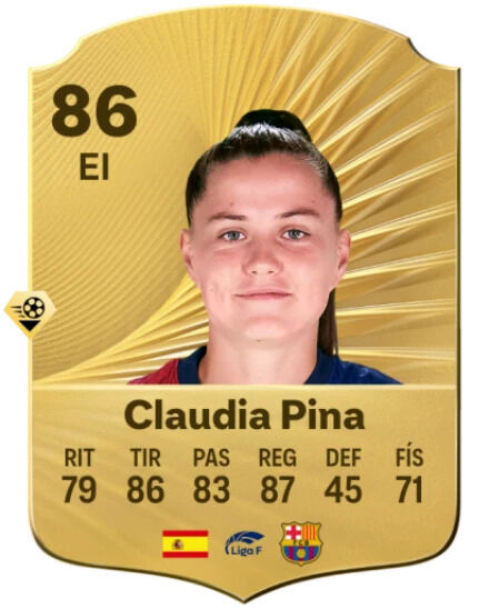 EA Sports FC 26 - Mejores jugadores Claudia Pina