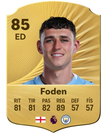 EA Sports FC 26 - Mejores jugadores Phil Foden