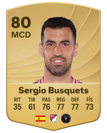 EA Sports FC 26 - Mejores jugadores Sergio Busquets