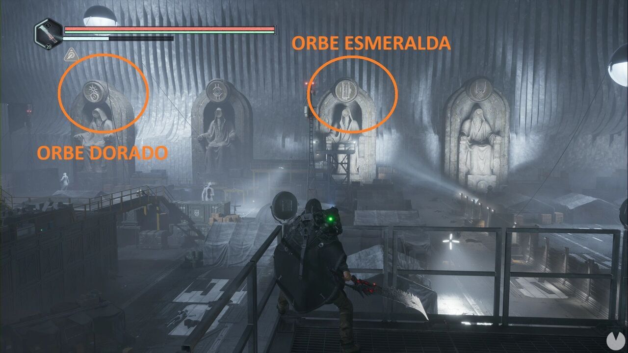 Hell is Us - Eye of God, statues on the southern wall