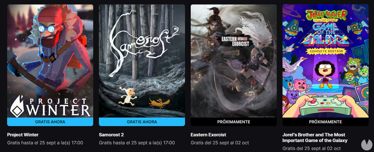 Juegos gratis de esta semana en Epic Games Store.