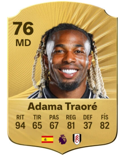 EA Sports FC 26 - Mejores jugadores Adama Traor