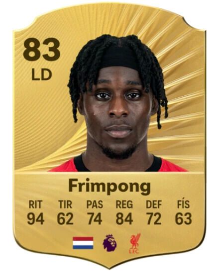 EA Sports FC 26 - Mejores jugadores Jeremie Frimpong
