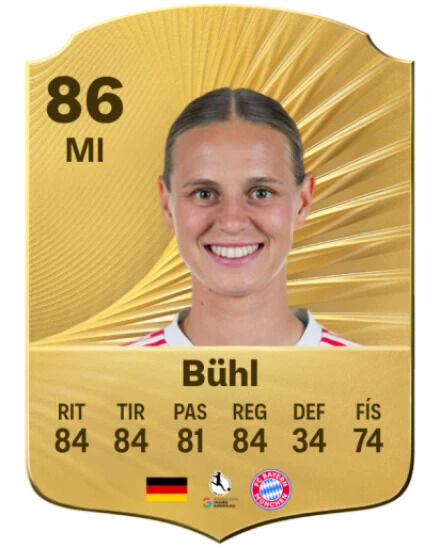 EA Sports FC 26 - Mejores jugadores Klara Bühl