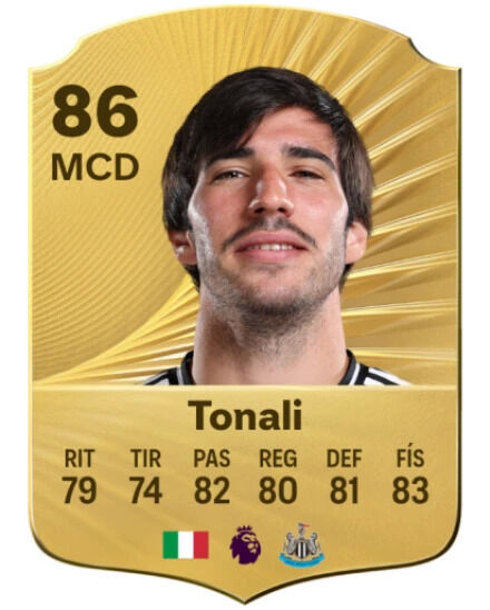 EA Sports FC 26 - Mejores jugadores Sandro Tonali