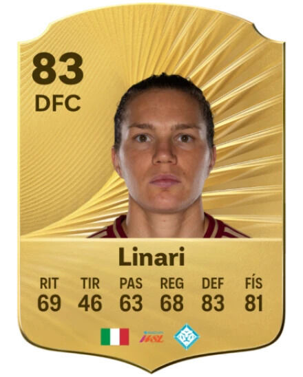 EA Sports FC 26 - Mejores jugadores Elena Linari