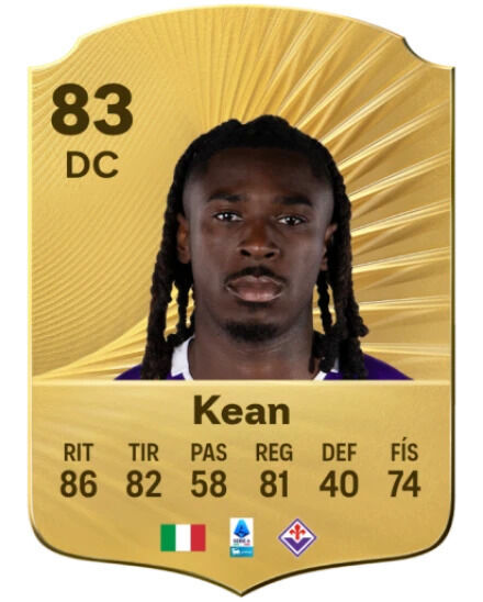 EA Sports FC 26 - Mejores jugadores Moise Kean