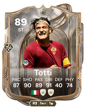 EA Sports FC 26: Nueva carta ICONO de Ultimate Team: Francesco Totti