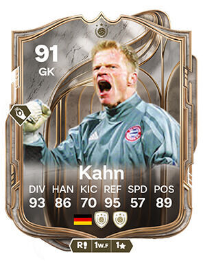 EA Sports FC 26: Nueva carta ICONO de Ultimate Team: Oliver Kahn