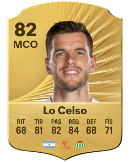 EA Sports FC 26 - Mejores jugadores Giovani Lo Celso