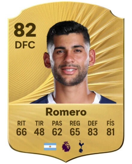 EA Sports FC 26 - Mejores jugadores Cristian Romero
