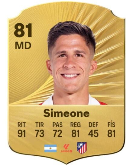 EA Sports FC 26 - Mejores jugadores Giuliano Simeone