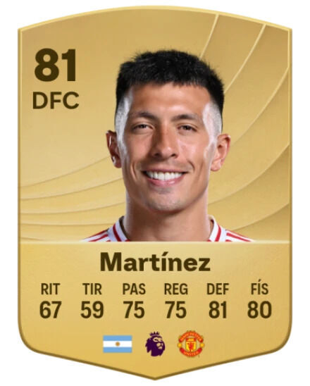 EA Sports FC 26 - Mejores jugadores Lisandro Martnez