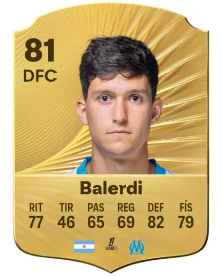 EA Sports FC 26 - Mejores jugadores Leonardo Balerdi