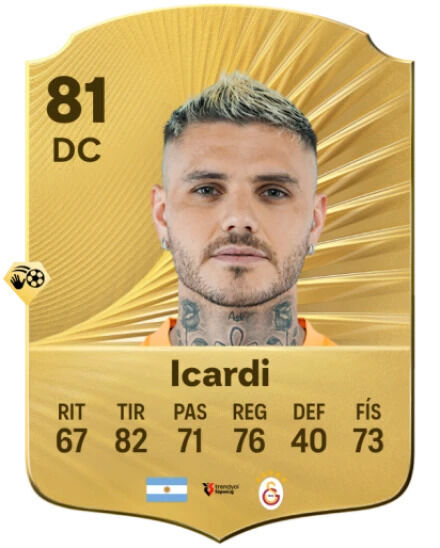 EA Sports FC 26 - Mejores jugadores Mauro Icardi