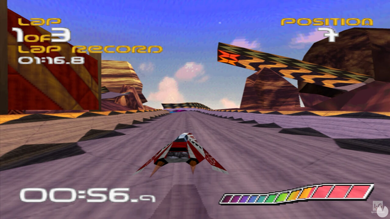 Wipeout, la mítica saga de carreras futuristas de naves de Sony, cumple hoy 30 años. Noticias en tiempo real