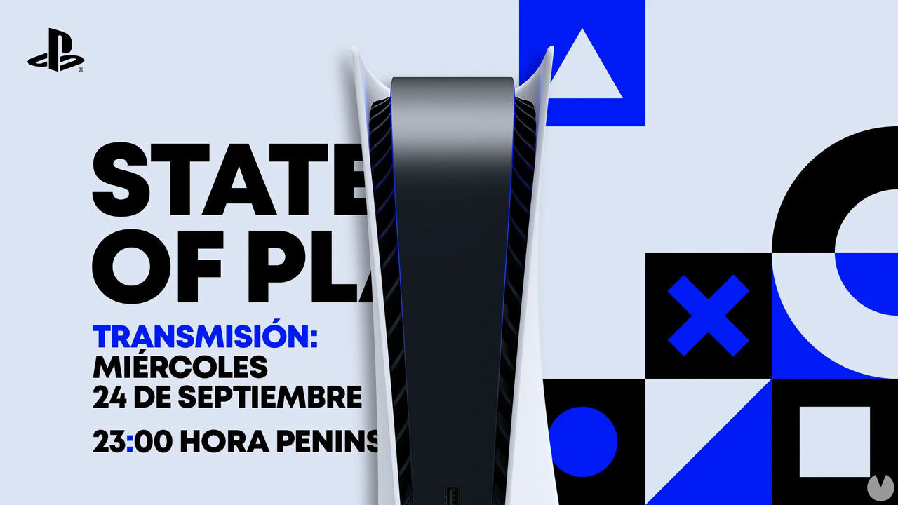 Sony lo confirma: Estos son el día y la hora a la que podremos ver el State of Play de hoy con anuncios para PS5. Noticias en tiempo real