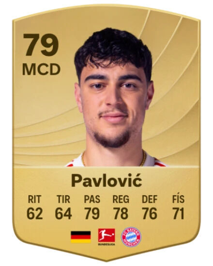 EA Sports FC 26 - Mejores jugadores Aleksandar Pavlović