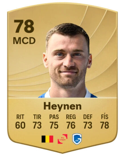 EA Sports FC 26 - Mejores jugadores Bryan Heynen