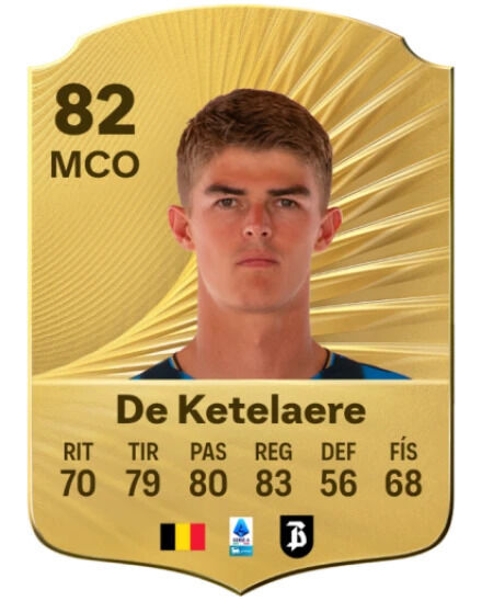 EA Sports FC 26 - Mejores jugadores Charles De Ketelaere