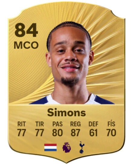 EA Sports FC 26 - Mejores jugadores Xavi Simons