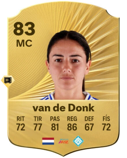 EA Sports FC 26 - Mejores jugadores Danille van de Donk