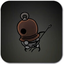 Hollow Knight Silksong - Diario de caza: Paleador de roca ígnea