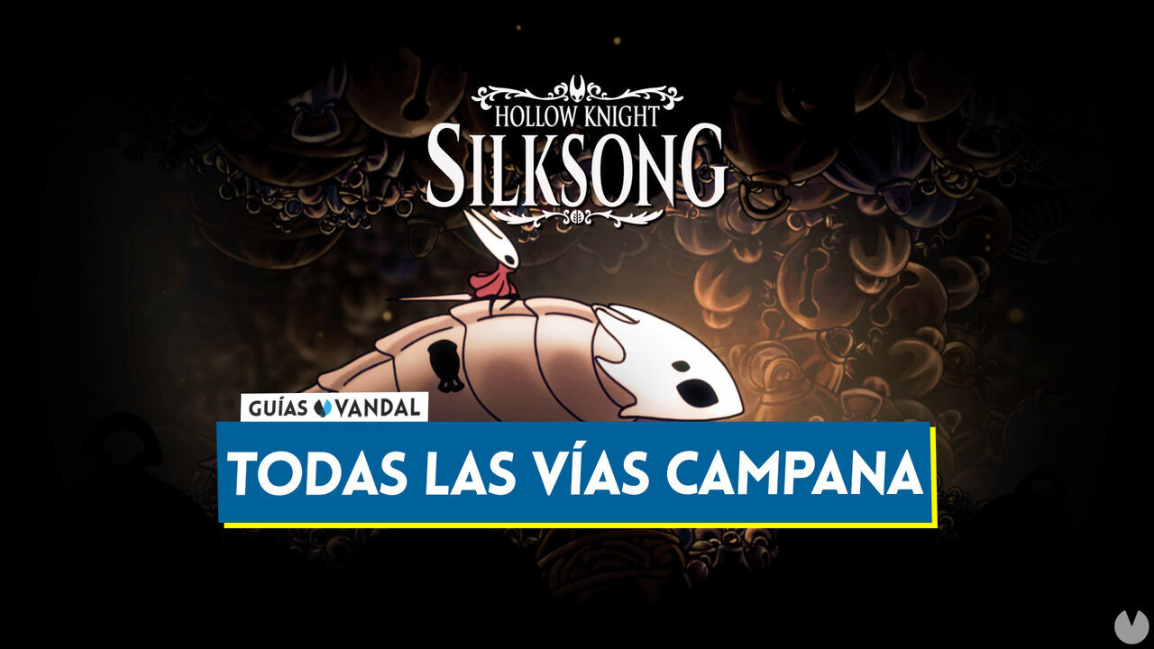 Todas las Vas Campana en Silksong de viajes rpidos - Localizacin - Hollow Knight: Silksong