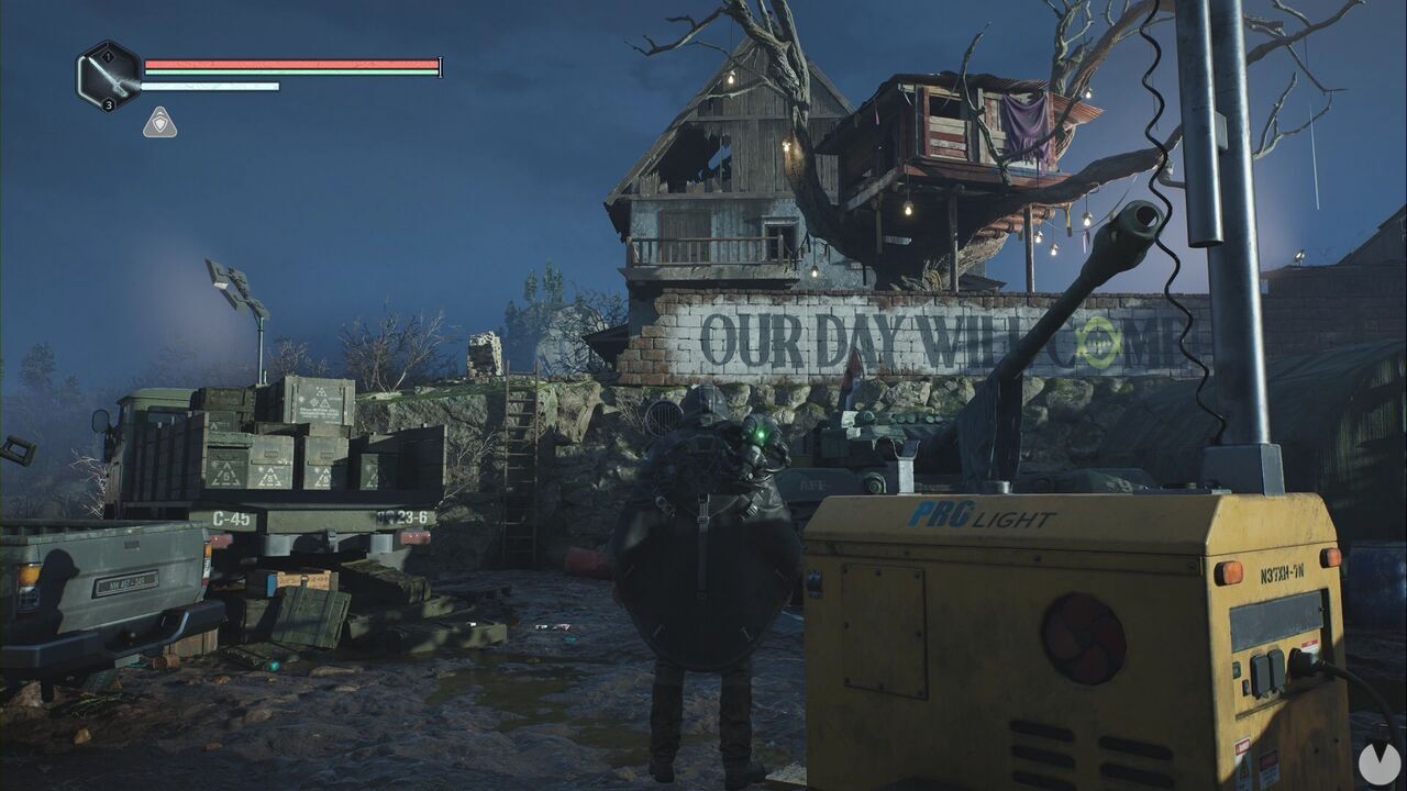 Hell is Us - Acasa Marshes, ladder leading to Rebecca south of Captain Vaas
