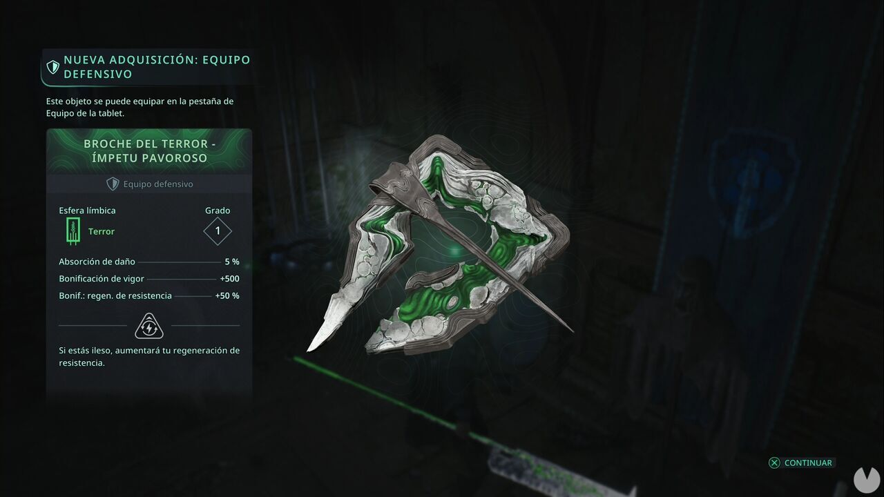 Hell is Us - Defensive Gear, Brooch of Terror - Dreadful Verve