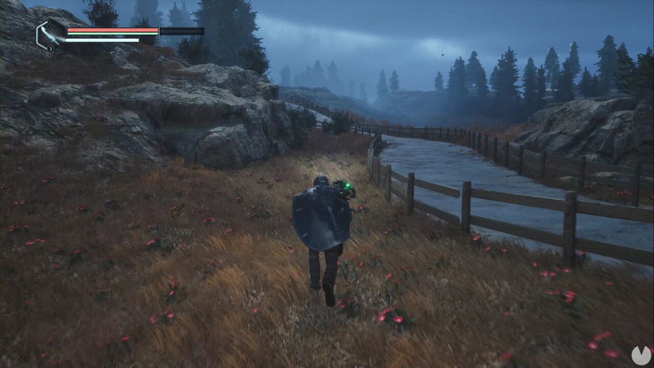 Hell is Us - Vyssa Hills, path alongside the fence leading to the Syringe