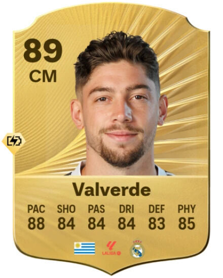 EA Sports FC 26 - Mejores jugadores Federico Valverde