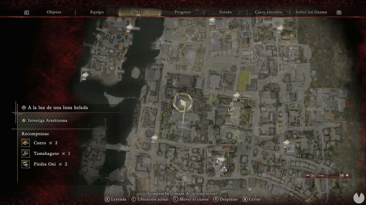 Onimusha: Way of the Sword - In the Light of an Icy Moon: location of the Oni Glyphs at Kennin-ji