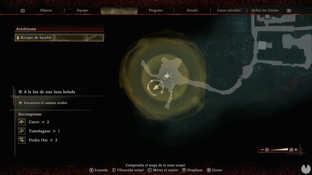 Onimusha: Way of the Sword - In the Light of an Icy Moon: location of the hidden path