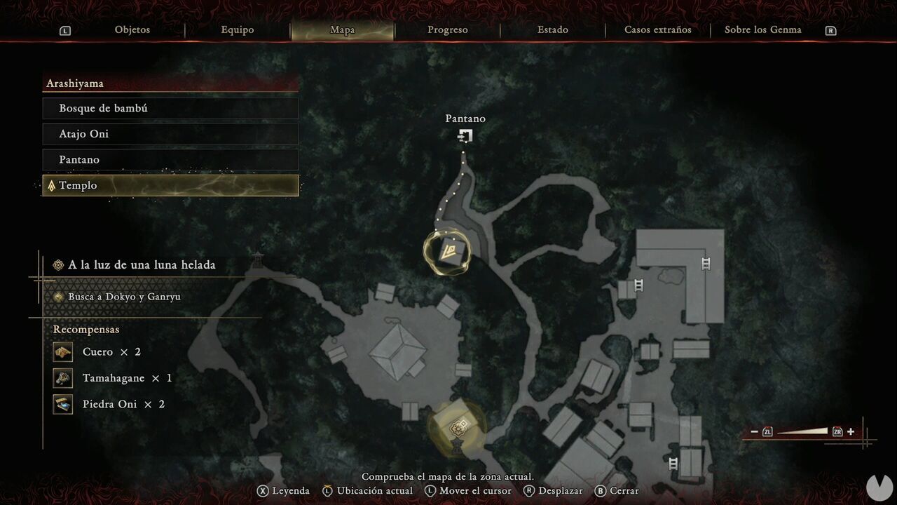 Onimusha: Way of the Sword - In the Light of an Icy Moon: location of the Cotton Cloth chest inside the northernmost house in the Temple area
