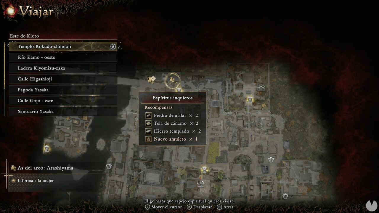 Onimusha: Way of the Sword - Chance Encounters: location of Restless Spirits