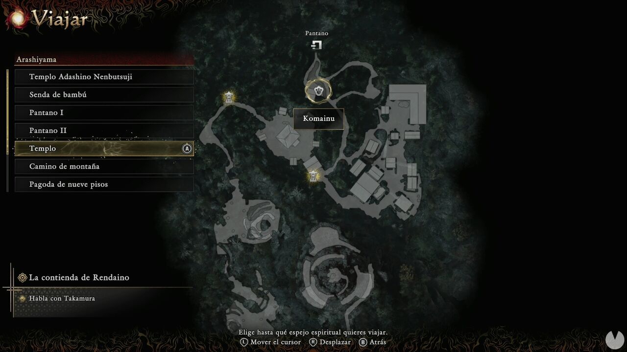 Onimusha: Way of the Sword - Lion Dogs: location of one of the Lion Dogs in Arashiyama