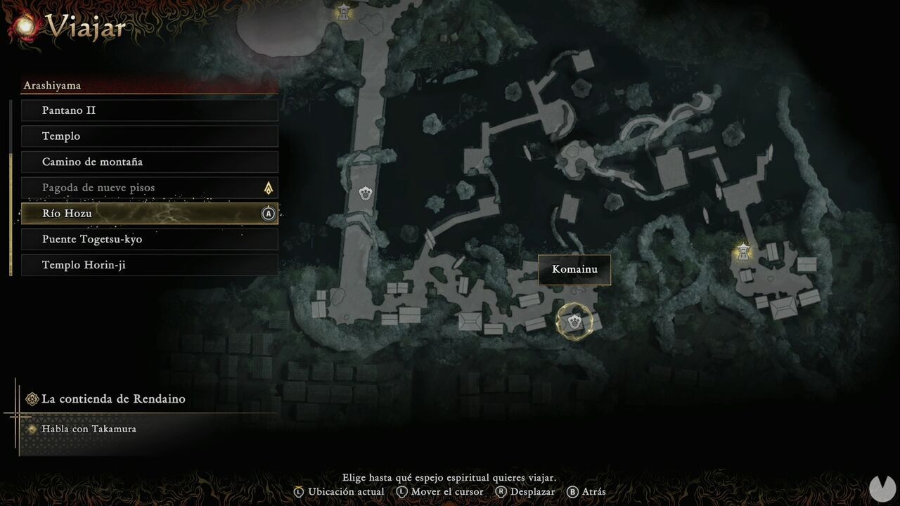 Onimusha: Way of the Sword - Lion Dogs: location of one of the Lion Dogs in Arashiyama