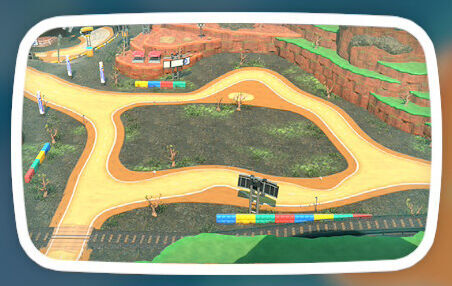 Mario Kart World - Circuito SNES Isla Chocolate 1