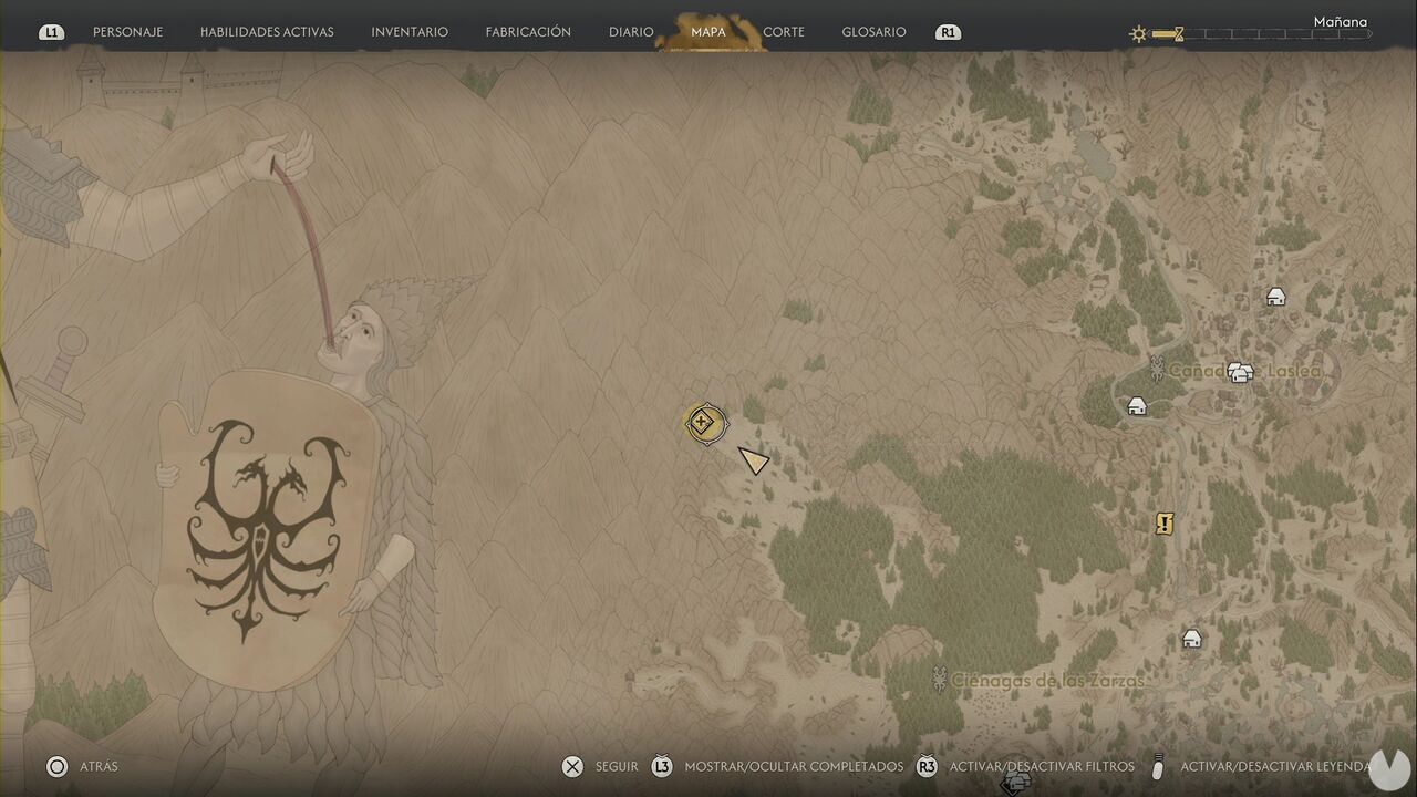 The Blood of Dawnwalker - Forge It Anew, location of the ritual site used to upgrade the sword