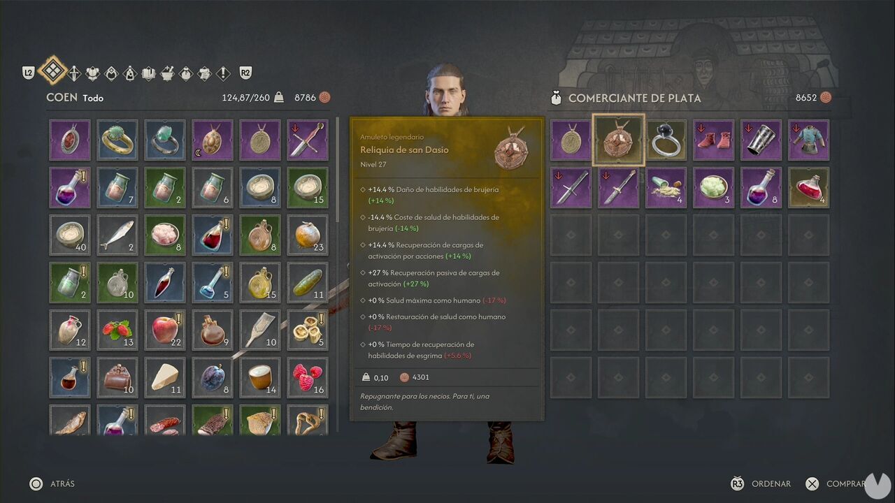 The Blood of Dawnwalker - Silver Trader; Silver Trader inventory