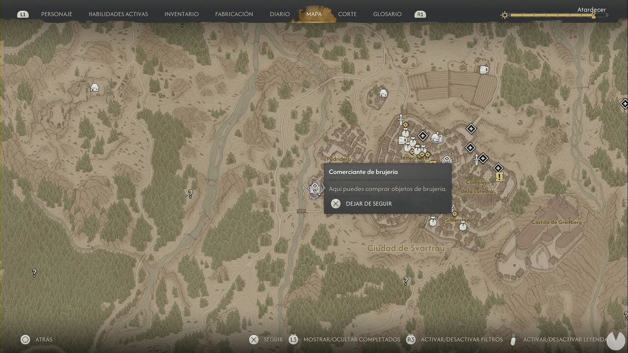 The Blood of Dawnwalker - Witchcraft Vendors, Peddler of Wonders location