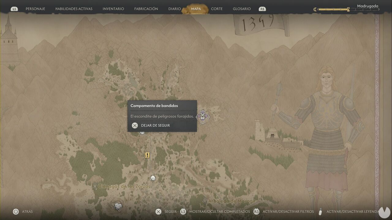 The Blood of Dawnwalker - Bandit Camps, location of one of the Bandit Camps in Laslea Glen