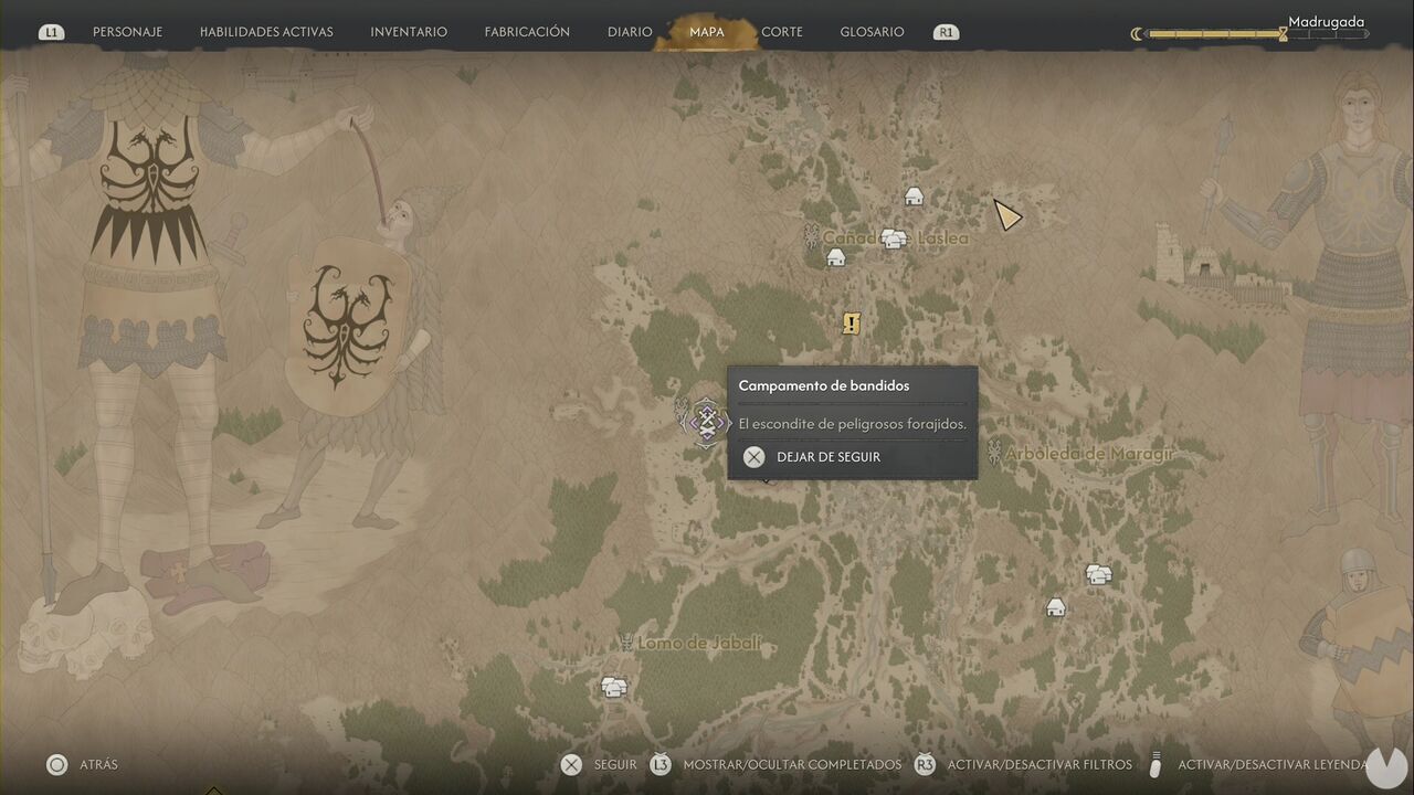 The Blood of Dawnwalker - Bandit Camps, location of one of the Bandit Camps in Briar Sloughs