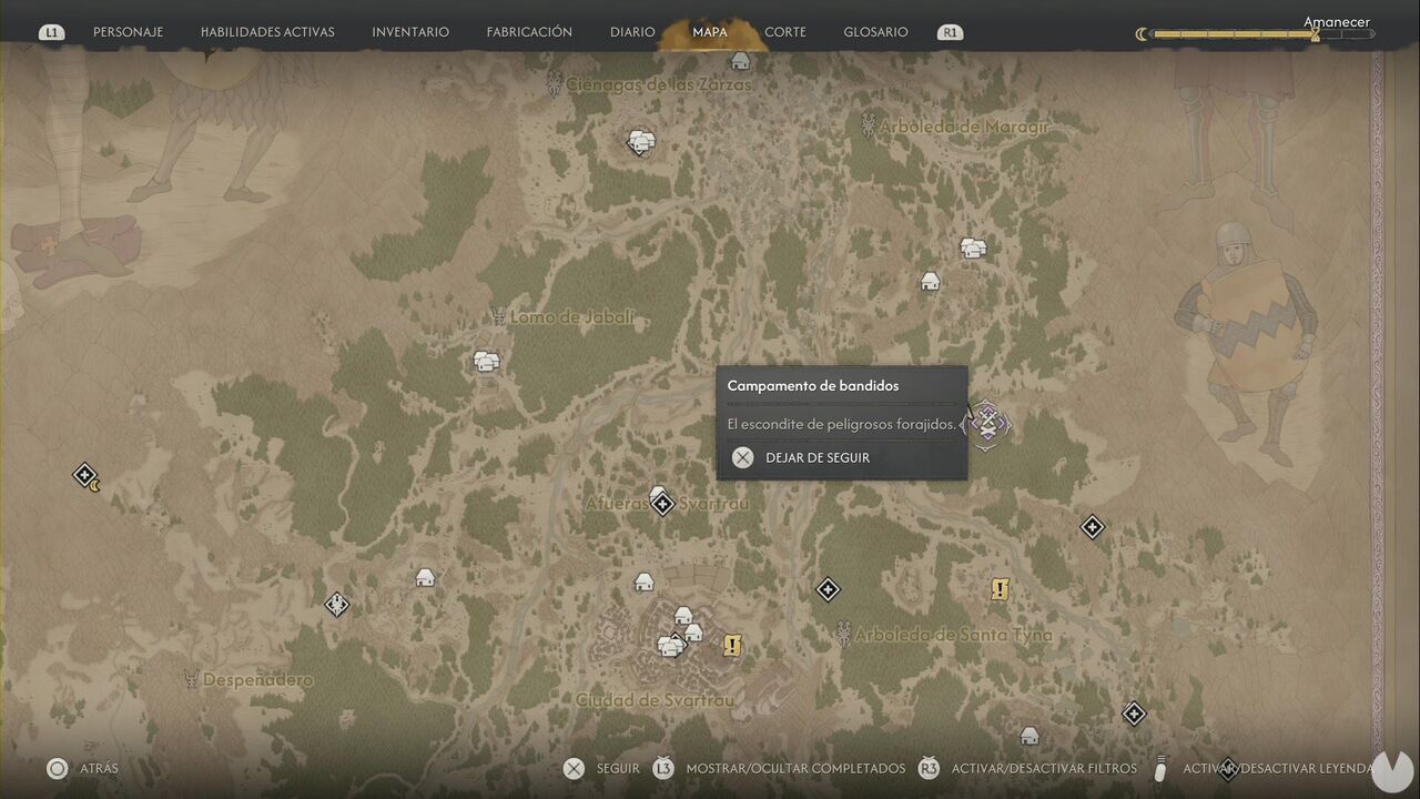 The Blood of Dawnwalker - Bandit Camps, location of one of the Bandit Camps in St. Tyna's Grove