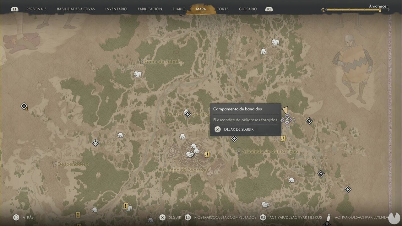 The Blood of Dawnwalker - Bandit Camps, location of one of the Bandit Camps in St. Tyna's Grove