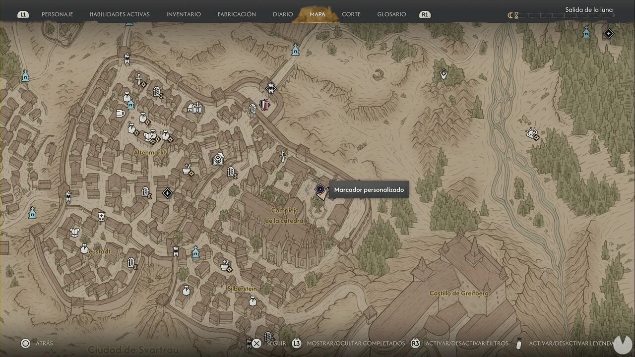 The Blood of Dawnwalker - Kill or spare Xanthe? How to get Xanthe's blood; location of the Cathedral Treasury